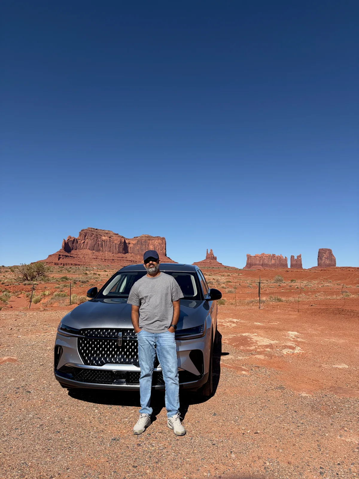 S. M. Nazmul Hasan standing before the red-rock landscape of Monument Valley